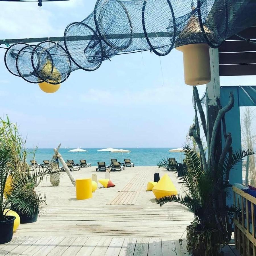Barcaresa-Elegant Appartement Vue Mer Wifi Parking Le Barcarès Exteriör bild