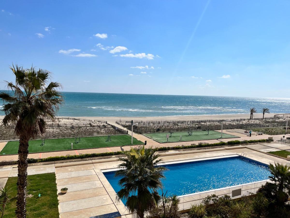 Barcaresa-Elegant Appartement Vue Mer Wifi Parking Le Barcarès Exteriör bild