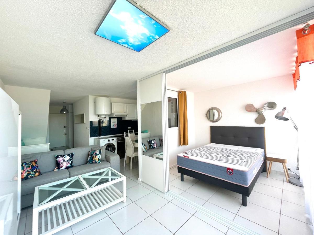Barcaresa-Elegant Appartement Vue Mer Wifi Parking Le Barcarès Exteriör bild